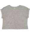 M96 Mantis Ladies Organic Cropped T-Shirt heather Marl colour image